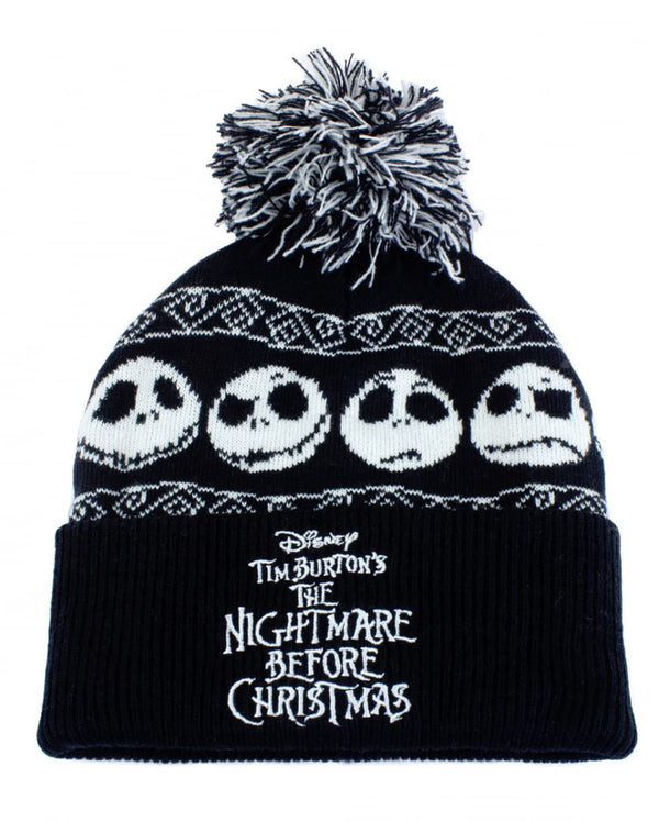 Nightmare Before Christmas Basic Snow Beanie Black/White