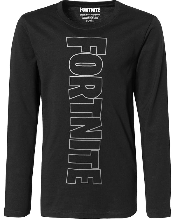 Fortnite Long-Sleeved T-Shirt Black 12 Years