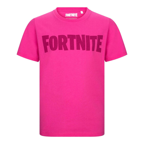 Fortnite Knight Pink Short Sleeved Unisex Kids Crew Gaming Cotton T-Shirt Sizes