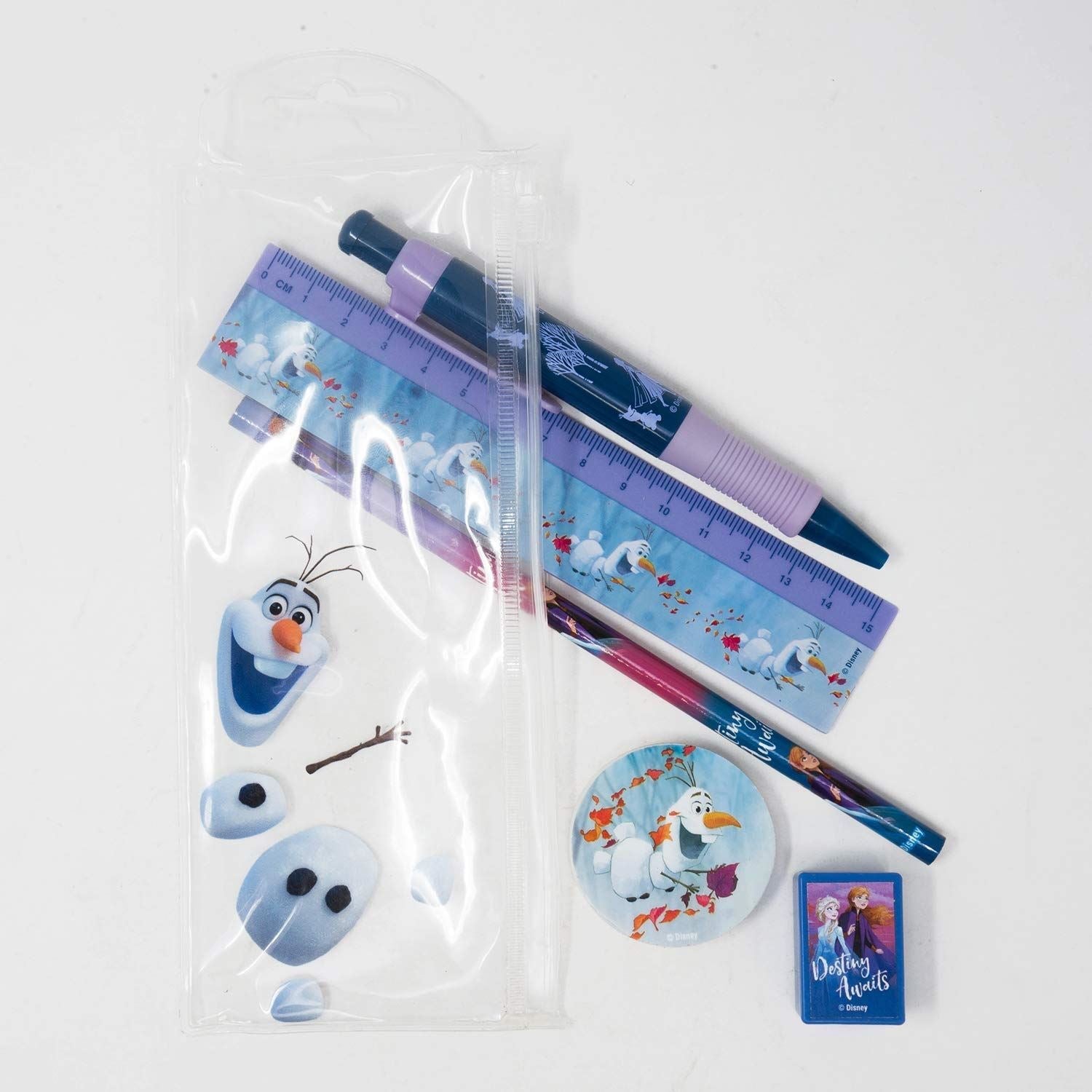 FROZEN 2 Stationery Set Filled Pencil Case Set 5 Items