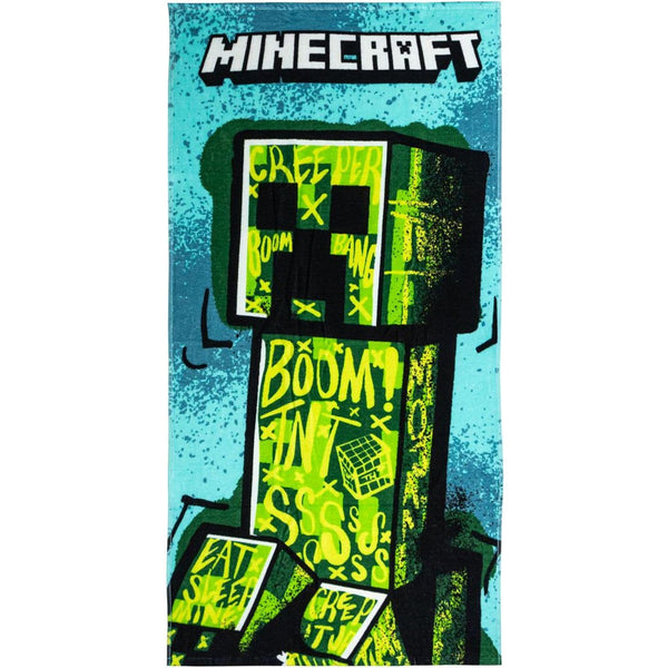 Minecraft Children's Towel Multicoloured