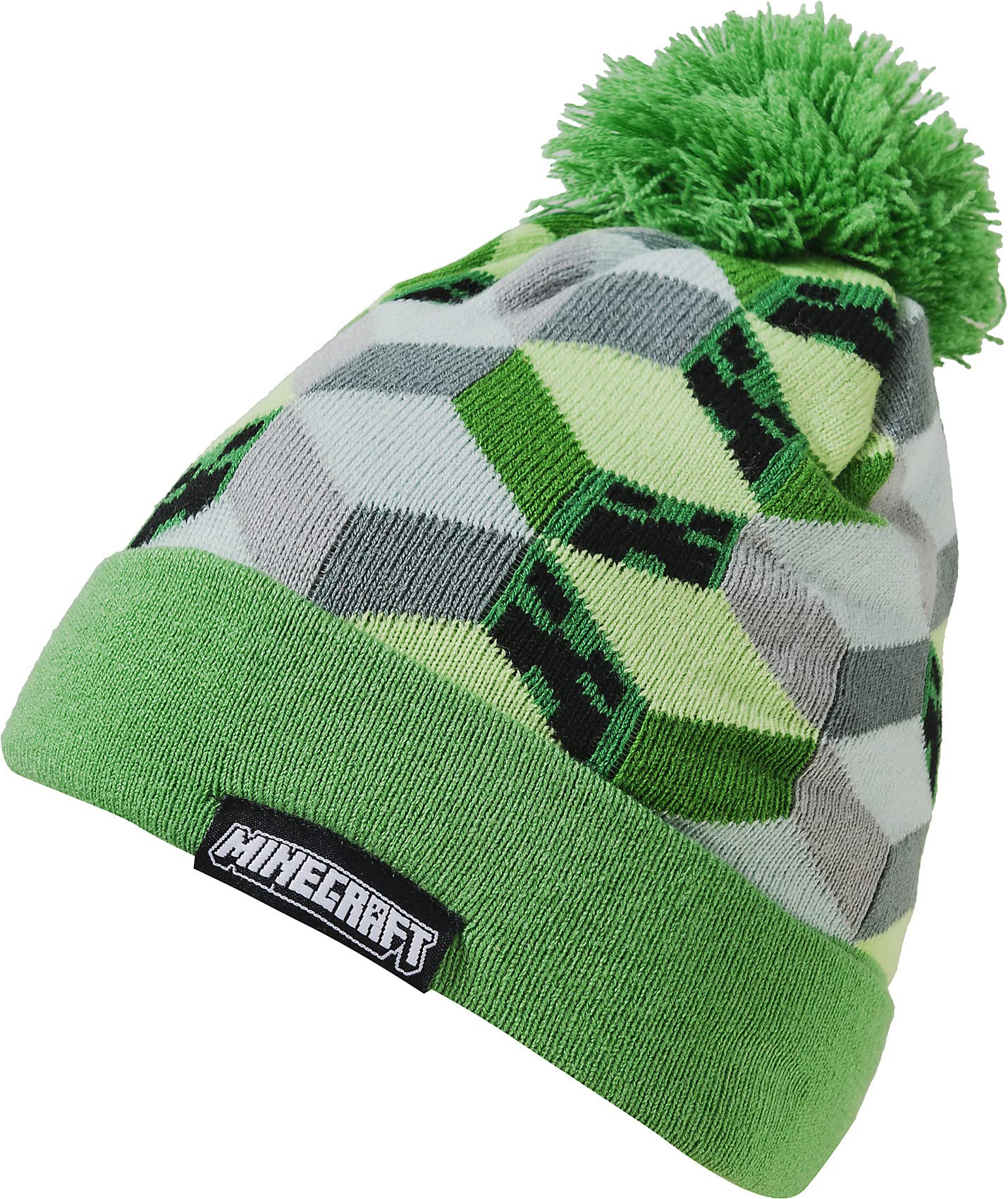 Minecraft Green Beanie Hat