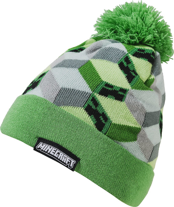Minecraft Green Beanie Hat
